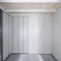 Biohort Innenverkleidung für Gerätehaus Neo 2A/1B, grauweiße Stahlblechpaneele.