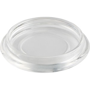 Transparenter Möbeluntersetzer, Ø 50 mm, 4er-Set für Teppichböden.