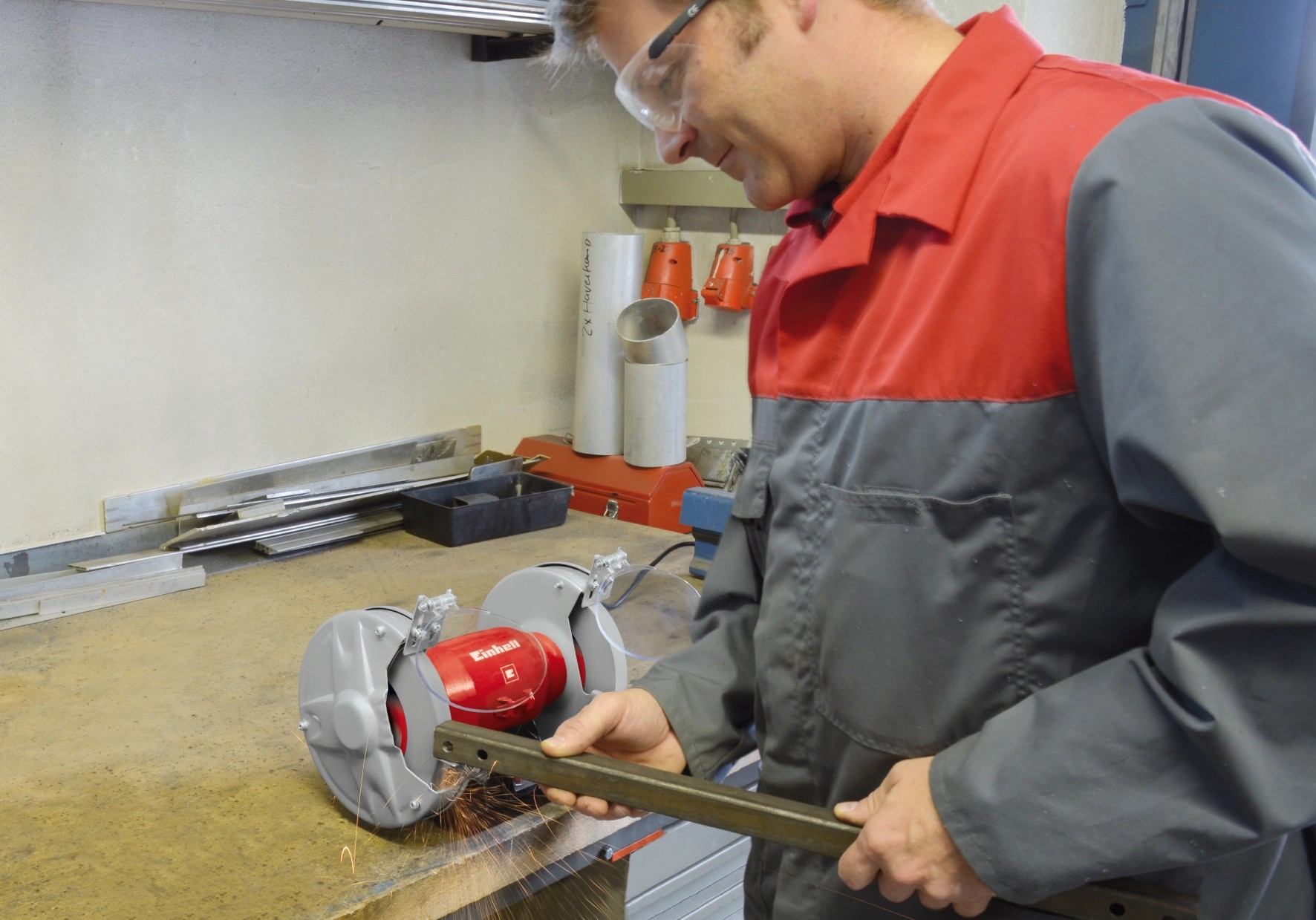 Schleifscheibe Für Doppelschleifer | 150 X 25 X 32 Mm | Edelkorund Fein | Made In Germany