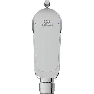 Ideal Standard Ceraflex Bidetarmatur in Chrom, Aufsicht.