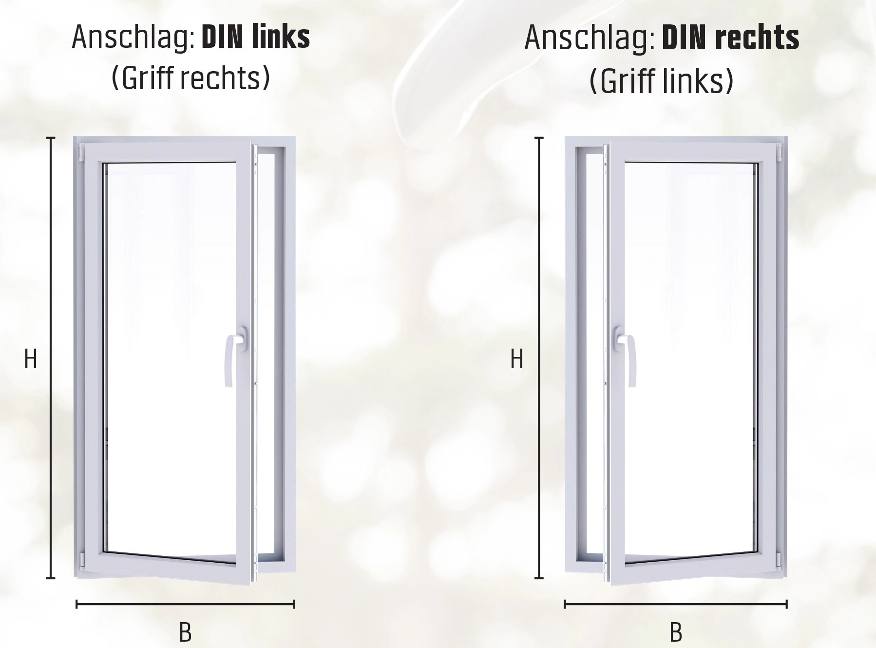 KunststoffFenster 2Fach Verglasung Weiß HxB 90 cm x 50 cm Anschlag Links kaufen bei OBI