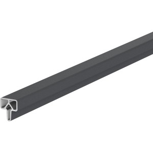 ZacAlu WPC Zaun Diele, anthrazit, 179x21,2 cm, mit Nut und Feder System.