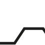 Profilansicht: Transparente PVC-Trapezplatte 70/18 (0,7 mm) für Kunststoffbedachung.