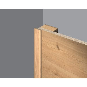 Egger Abdeckleiste Decowall AL009 Esbjerg, hellbraune Wandverkleidung, Detailansicht.