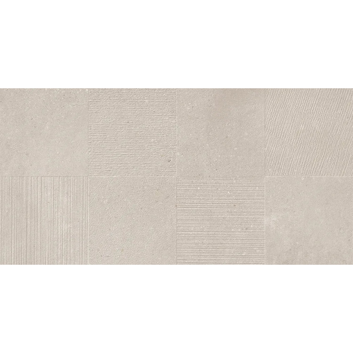 Bodenfliese Feinsteinzeug, 60x30 cm, in Bone-Optik mit matter Oberfläche und verschiedenen Texturen.