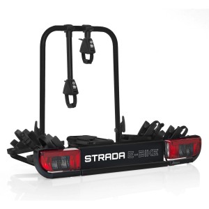 Atera Strada eBike Fahrradträger für 2 Fahrräder, geeignet für E-Bikes, Montage auf Anhängerkupplung.