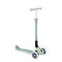 Globber Primo Foldable Lights Tretroller, pistazienfarben, 3 Räder, leuchtende LED-Rollen, höhenverstellbar.