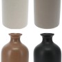 Flaschenförmige Porzellan Vase in verschiedenen Farben, Ø 8,3 cm x 22,5 cm.