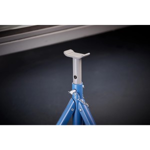 Cartrend Unterstellbock, klappbar, 2 t, blau/silber, für Wartung & Reparatur.