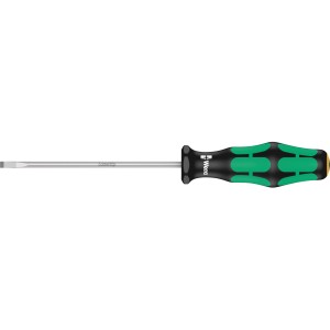 Wera Schlitz-Schraubendreher mit Elektrikerklinge, 3,5 x 100 mm, Kraftform Plus Griff.
