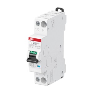 ABB FI/LS-Schalter DS301C B16 A30, einpolig, für Blitzschutz im Verteilerkasten.