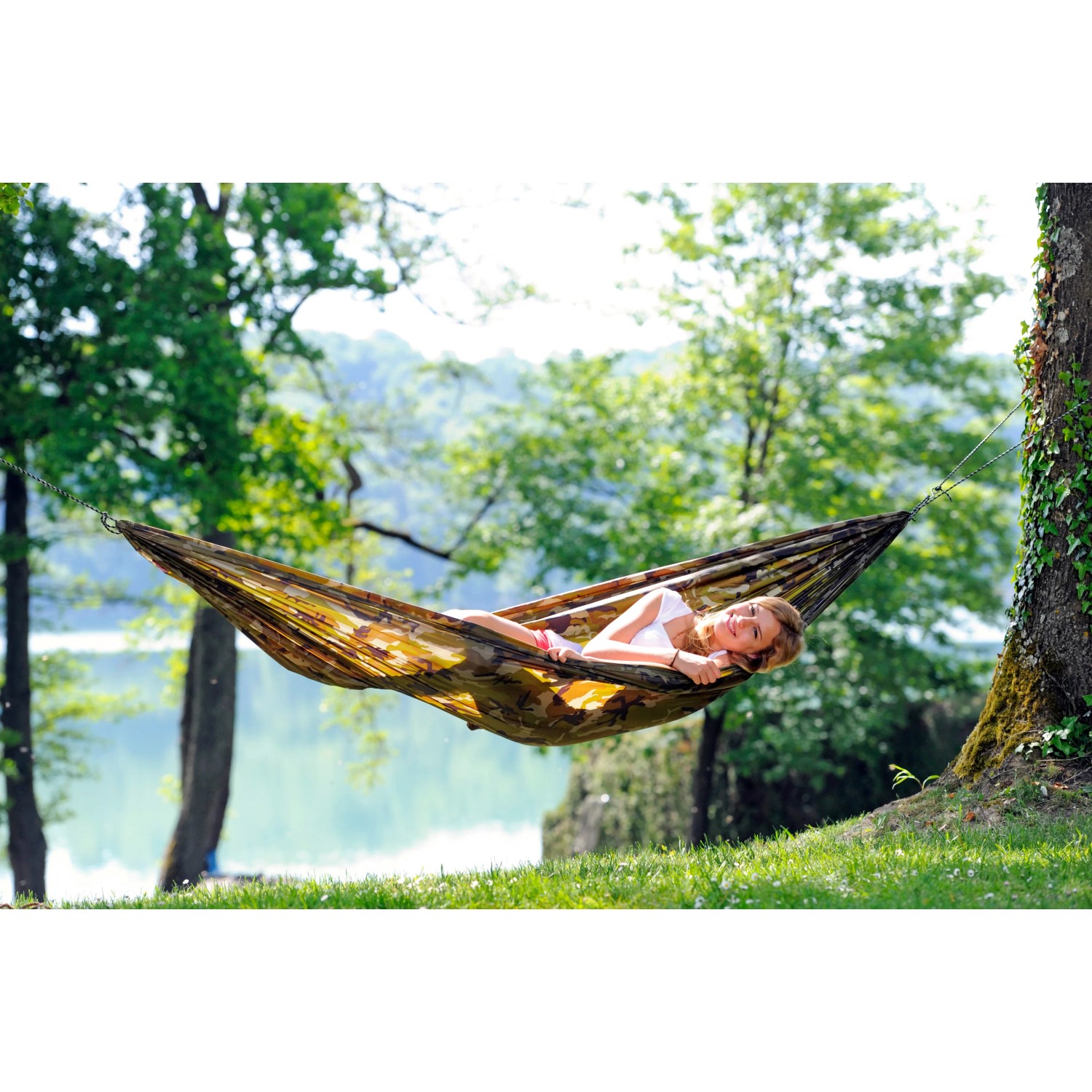 Amazonas ultra light Travel Set Outdoor Hängematte Camouflage
