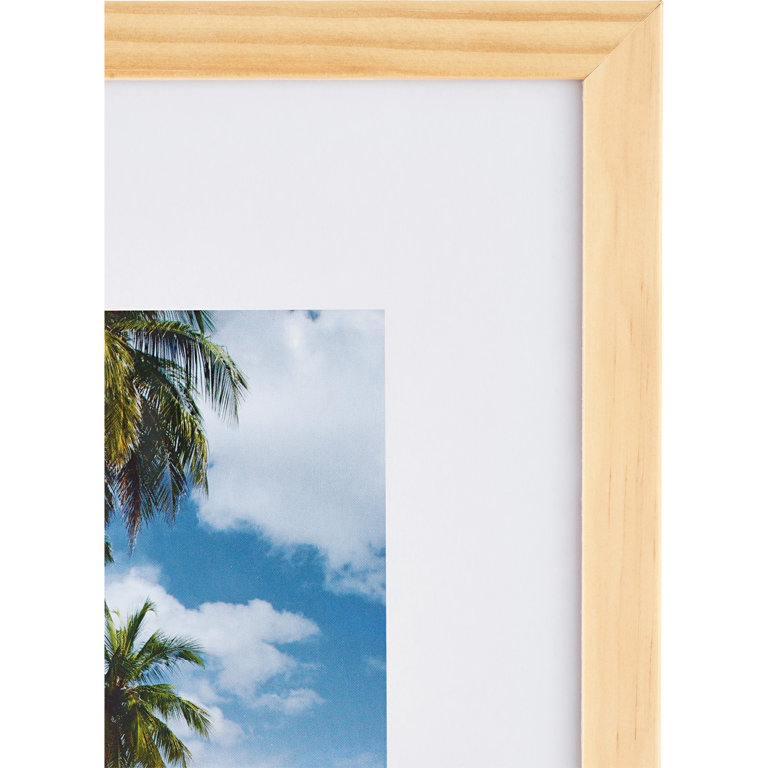 Holzbilderrahmen Ahorn, 18x24 cm, glatte Oberfläche. Bilderrahmen für Fotos und Bilder.