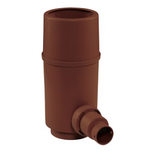 Garantia Fallrohrfilter Regendieb Pro, braun, für Regentonnen & Wasserzapfstellen.