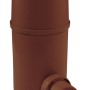 Garantia Fallrohrfilter Regendieb Pro, braun, für Regentonnen & Wasserzapfstellen.