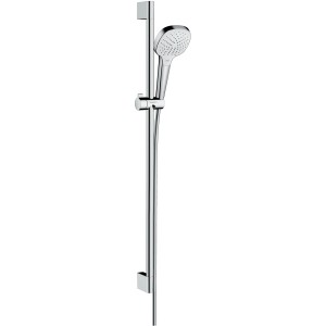 Hansgrohe Brauseset Croma Select E Vario mit Brausestange 90 cm Weiß-Chrom