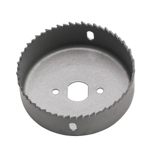 LUX Lochsäge (4-teilig): Bohrkronen mit Aufnahme für präzise Löcher in Holz und Gipskarton.