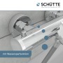 Schütte Thermostat Wannenarmatur London Chrom mit Wassersparfunktion.