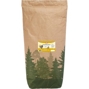 Sack Elles Wildvogelfutter Sonnenblumenkerne, 1kg, mit Waldmotiv. Vogelfutter für Wildvögel.