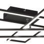 Moderne, dimmbare LED Deckenleuchte Corso, schwarz matt. Design Deckenlampe mit einstellbarer Lichtfarbe.