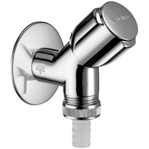 Schell Geräteschrägsitzventil Comfort, 12,7 mm, aus Messing, für Waschgeräte.