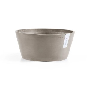 Ecopots Pflanzschale Frankfurt Braungrau 40 cm