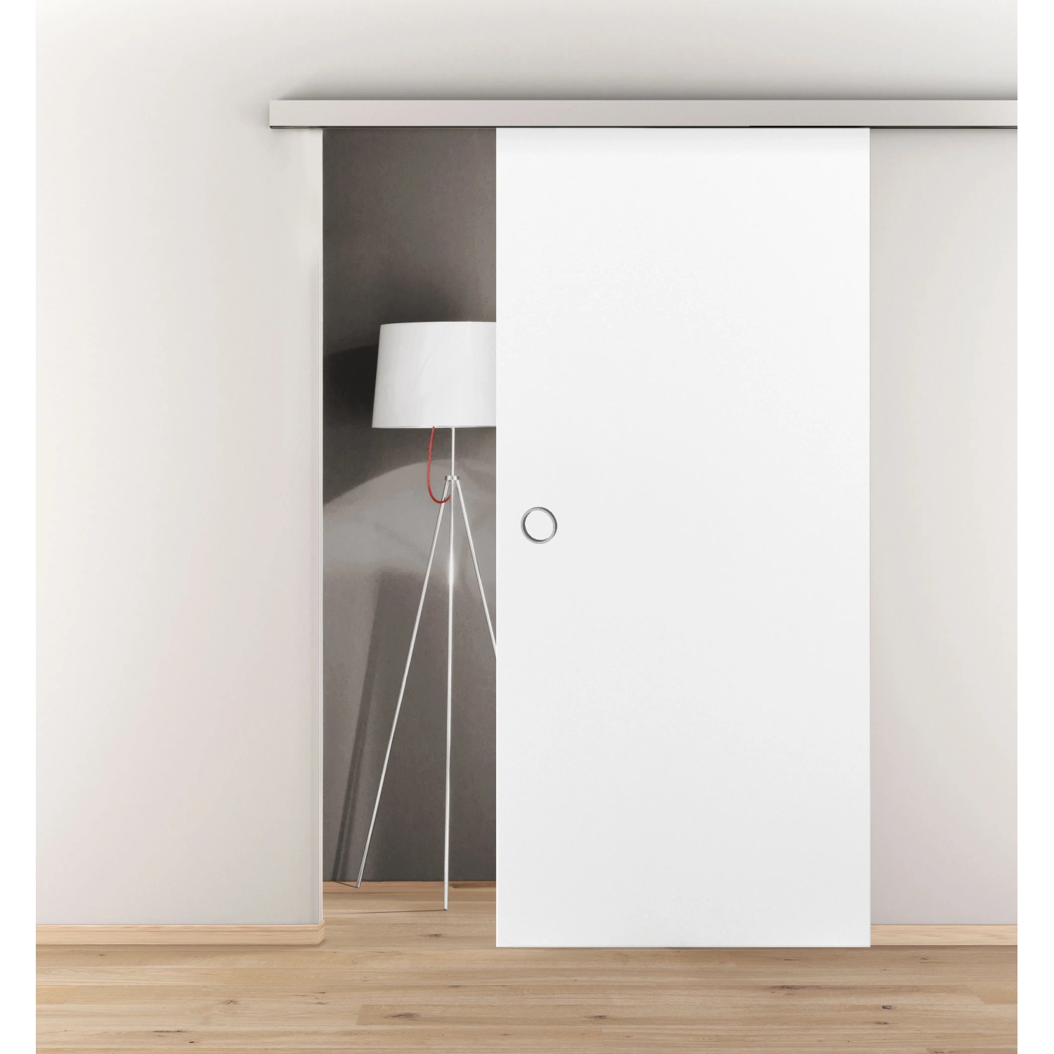 Novadoors Schiebetürsystem Nova 406 Alu EV1 190 cm für Holztüren inkl. Griffmusc_4