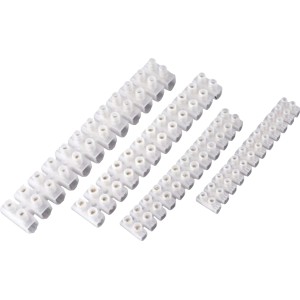 Weiße E2 Elektro Lüsterklemmen, 12-polig, für Kabel 1-4mm.