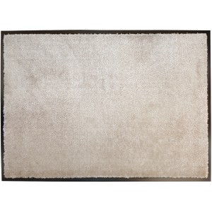 Beige Schmutzfangmatte Miami, 67x150 cm, für Flur und Eingangsbereich.