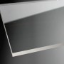 Breuer Elana Seitenwand, 75 cm, Klarglas für Duschwand. Weißer Rahmen.