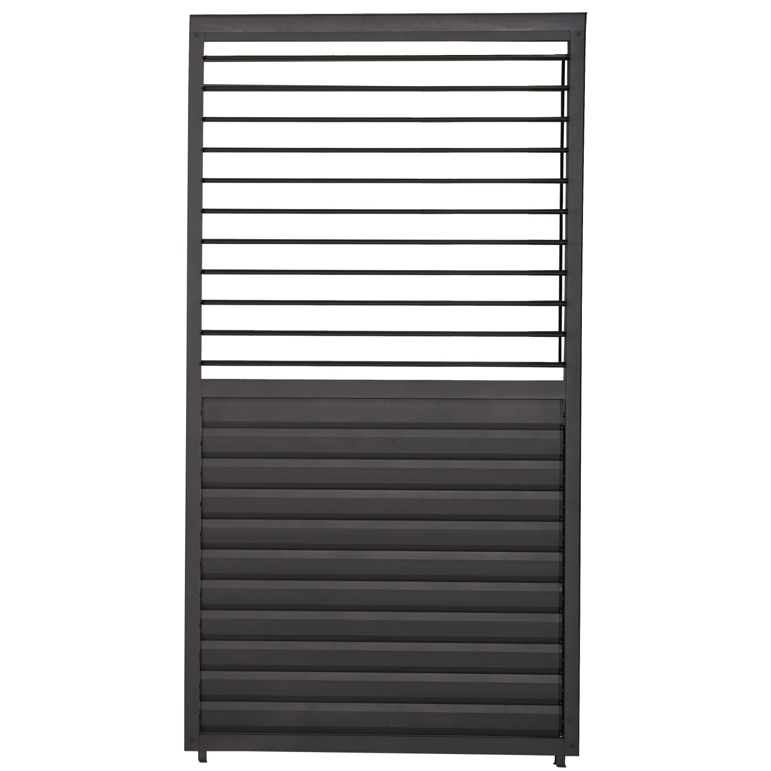 Verstellbare Lamellenwand Mirador 93 cm für 3 m Wand Anthrazit kaufen