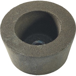 LUX Schleiftopf Comfort Stein, Ø 110 mm, Körnung 60, für Winkelschleifer. Zum Bearbeiten von Putz und Estrich.