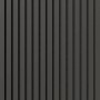 Akustikpaneel Lino Iron, MDF schwarz, Filz schwarz, 60x120cm, 2 Stück. Wandpaneel zur Schallverbesserung.