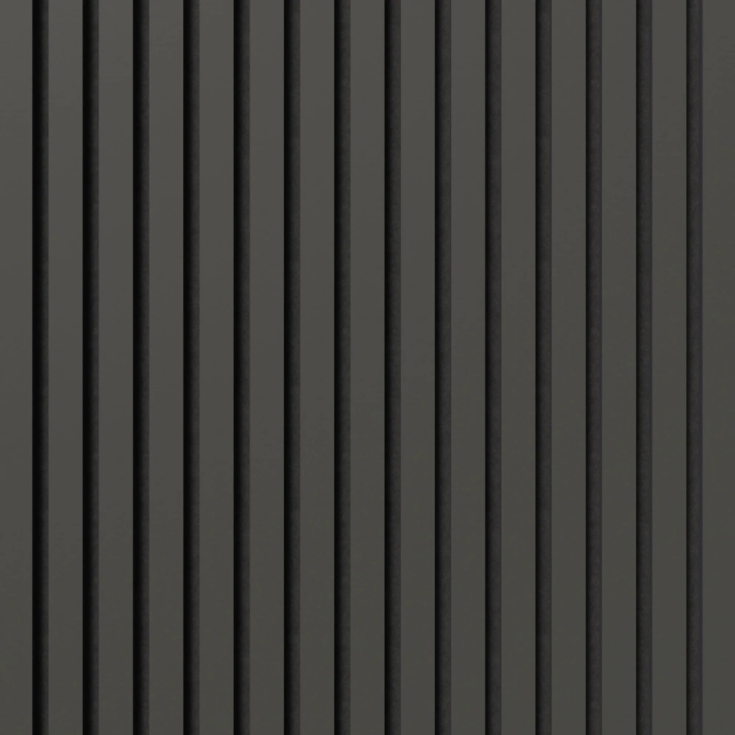 Akustikpaneel Lino Iron, MDF schwarz, Filz schwarz, 60x120cm, 2 Stück. Wandpaneel zur Schallverbesserung.