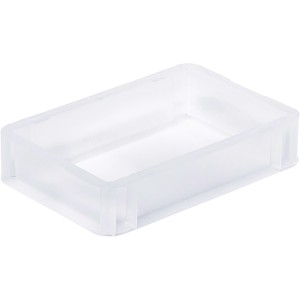 Eurobox-System Box Vollwand 30 x 20 x 7 cm Transparent