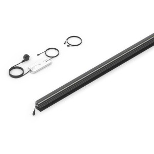 LyghtUp LED-Zaunbeleuchtung Set 1 x LED-Leiste 173,3 cm Netzteil Anthrazit