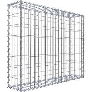 Gabiona Gabionenkorb 80 cm x 100 cm x 20 cm Maschenw 5 cm x 10 cm