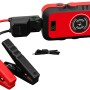 Apa Schnellstartsystem Lithium Powerpack 16.000 mAh (Rot) mit Starthilfekabel und USB-Kabel.