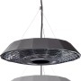 Enders Elektro Deckenstrahler Marbella, Terrassenheizer mit LED-Beleuchtung und Fernbedienung.