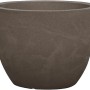 Siena Garden Pflanzgefäß Bristol, taupe, Ø 35 cm. Blumentopf in Steinoptik für Garten und Balkon.