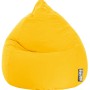 Gelber Sitting Point Sitzsack Easy, 220 l. Bequemer, waschbarer Mikrofaser Sitzsack für Jugendzimmer.