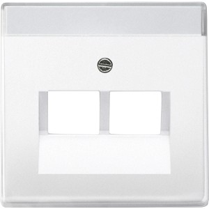 Busch-Jaeger UAE Abdeckung Future Linear, studioweiß für Telefondosen.