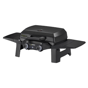 Enders Elektrogrill eUrban 2 Mobil, kompakter Grill mit Seitenablagen und Haube.