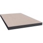 Denpanels Vertikal-Rahmen Eiche/Schwarz für Paneele, 18,7x10,7cm, FSC®-zertifiziert.