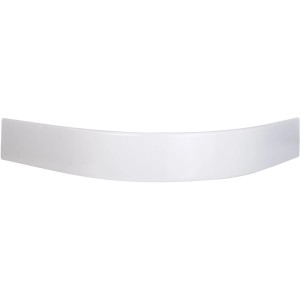 Schulte Wannenschürze, asymmetrisch links, 90x100 cm, Alpinweiß, für Duschbecken.