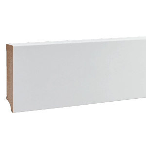 Egger Sockelleiste 8 cm Weiß