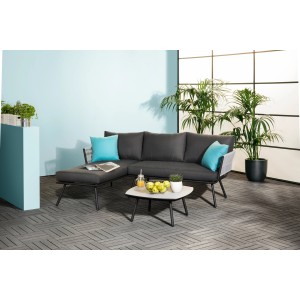 Sofa-Gruppe Willow Lake inkl. Auflagen und Kissen 3-teilig