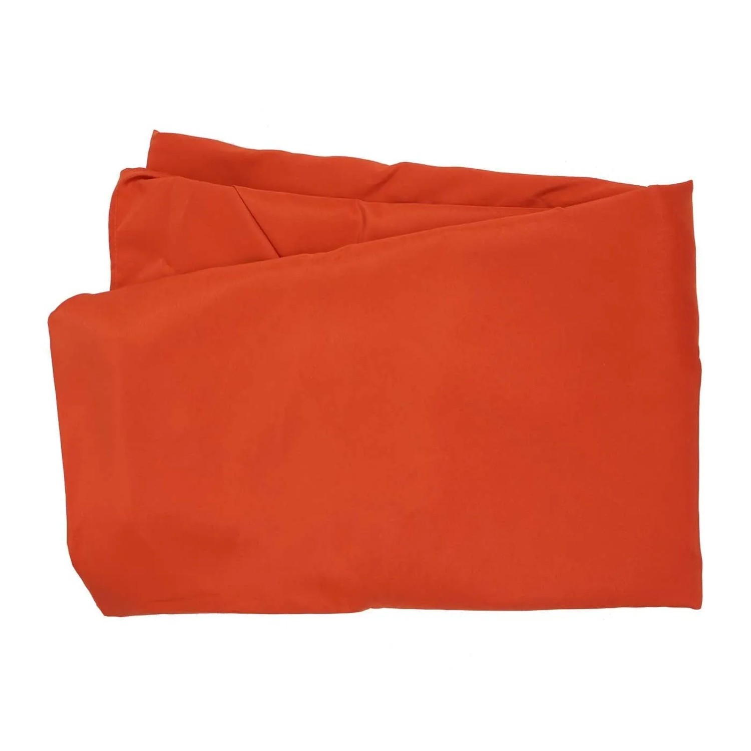 Oranger Bezug für MCW Sonnenschirm Parla, halbrund, 270 cm. Ersatzbezug aus Stoff/Textil.
