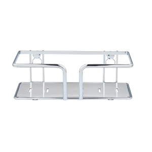 WENKO Wandablage Termoli aus Edelstahl, verchromt, für Bad und Dusche.