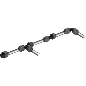 Gardena L-Stück 25 mm für Sprinkler-Systeme zur Richtungsänderung von Verlegerohren.